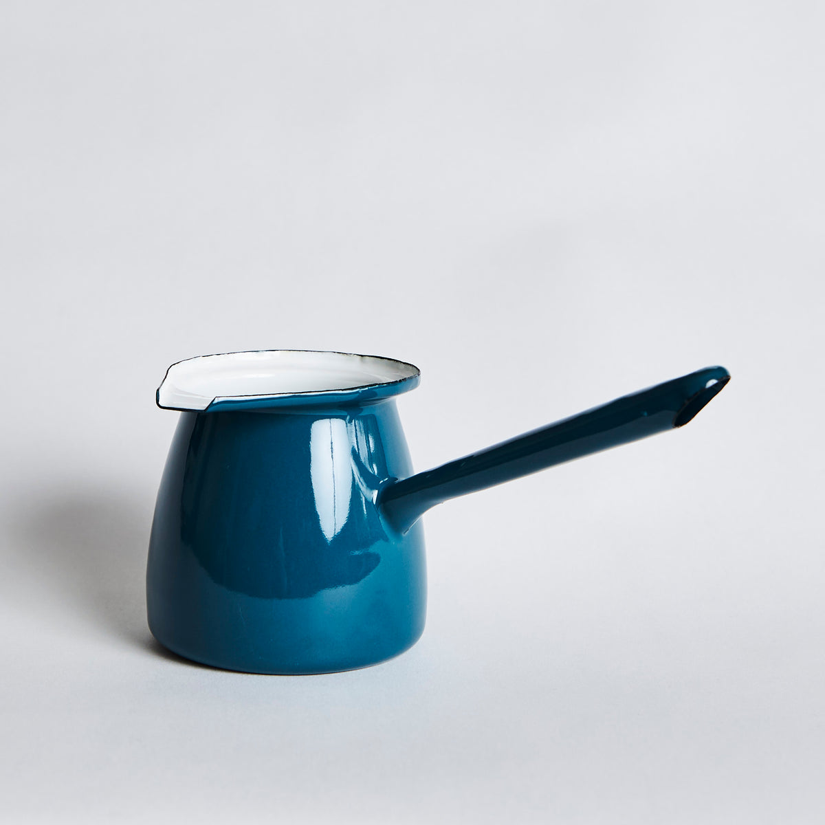 Enamel Chai Pot, teal