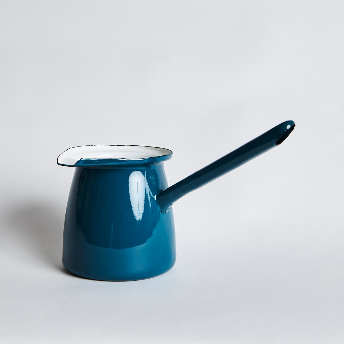 Enamel Chai Pot, teal